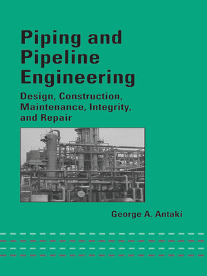 cover image of Piping and Pipeline Engineering